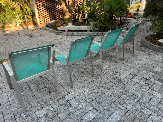Cadeira para área externa, jardim, piscina etc.