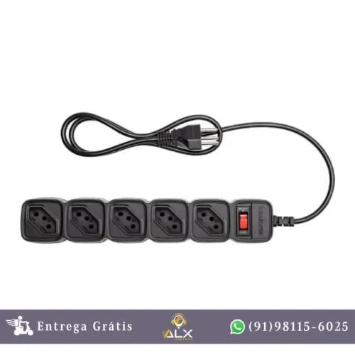 Filtro de Linha Intelbras Epe 205 4824201 5t Cabo 1m Preto *ENTREGA GRÁTIS*