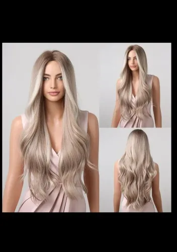 Perucas sintéticas e laces de cabelo humano