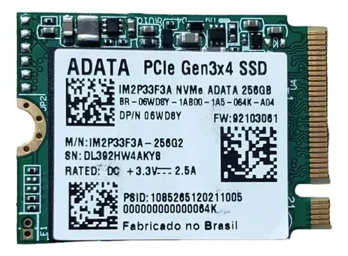 ssd adata pcie gen3x4 256gb