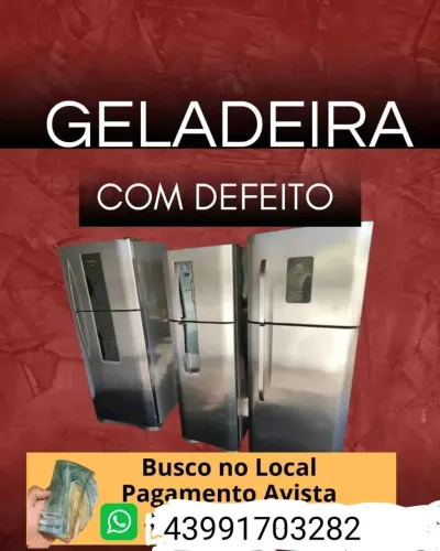 Geladeiras com defeito 