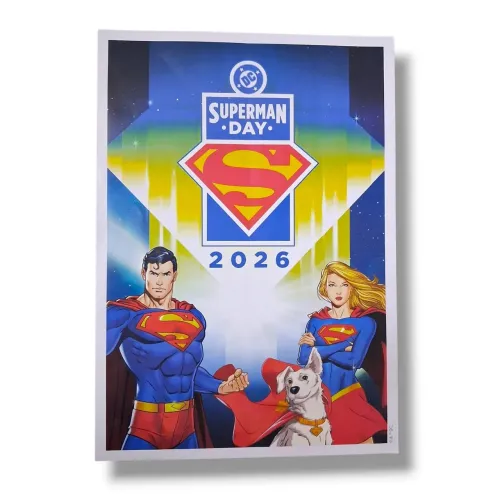 Poster Superman Day 2026 - Tamanho A3
