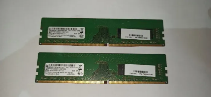 Kit Memória RAM 16GB DDR4 (2x8GB) 2133MHz Smart para PC / Desktop