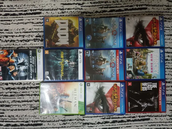 Jogos ps5 ,ps4 e Xbox 360 