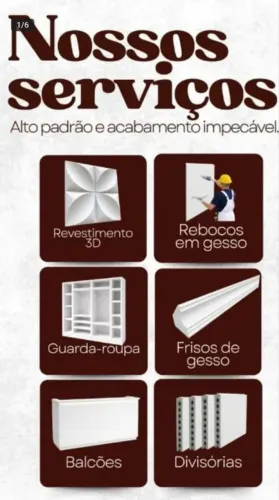 Serviços de gesso 