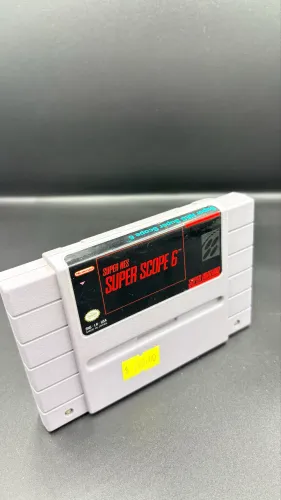 Fita cartucho original game super Nintendo super scope 6 