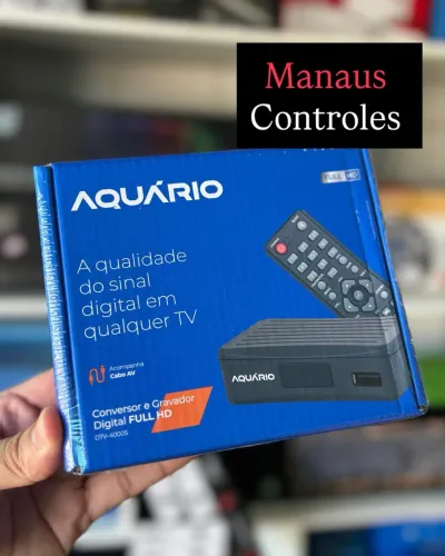 Conversor Digital de TV com controle - completo