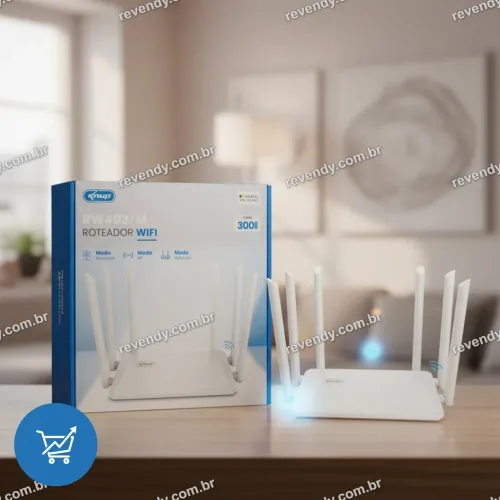 Roteador wi-fi 2.4GHZ - com Modo Repetidor e AP