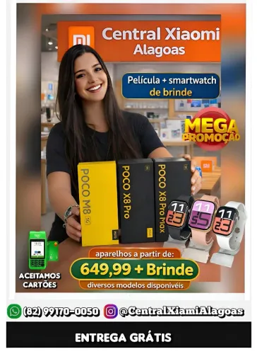 Xiaomi Redmi Note 15, Poco X8 Pro Max 5G e Diversos Modelos