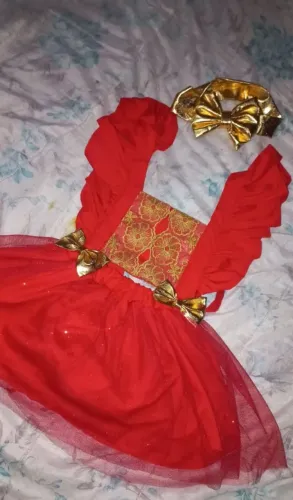 vestido bebê luxxo 6 á 12 meses