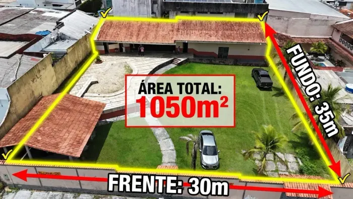Terreno Plano 30x35 para VENDA na Av. Via Láctea, Morada do Sol | Aleixo