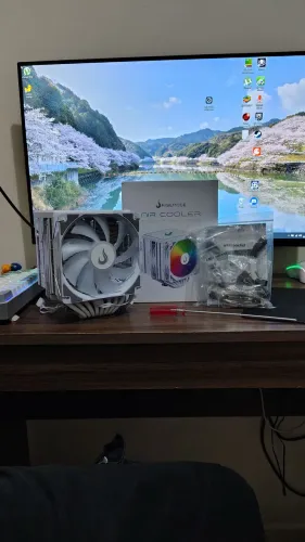 ? Air Cooler Rise Mode Storm B White ARGB - Branco ?