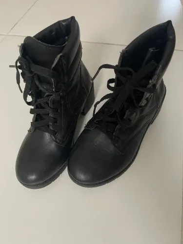 Coturno Infantil Menina Pink Cats Berteli Salto Médio Preto 