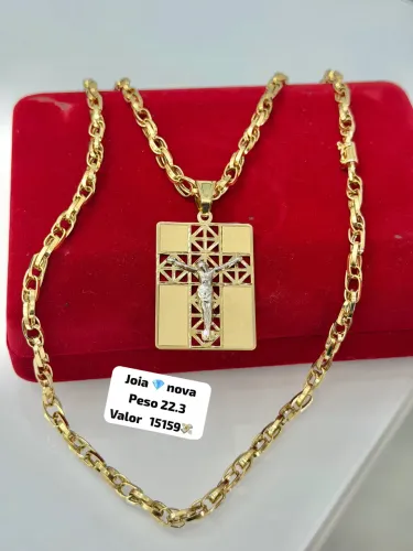 Corrente de ouro 18k 22.3g Nova | Certificado de garantia | Loja física