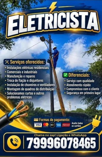 Instalador de ventiladores de teto e parede