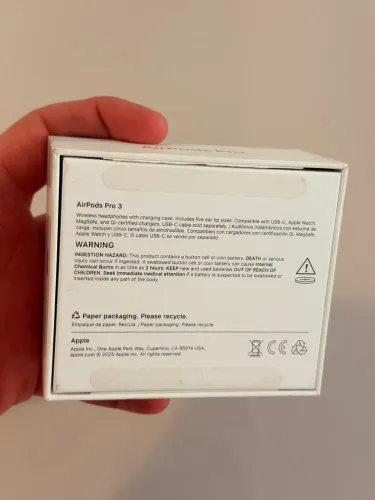 AirPods Pro 3 Original Apple - Garantia até Jun/2027 - Completo