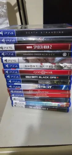 Pacotão de Jogos PS4 e PS5 - Grandes títulos