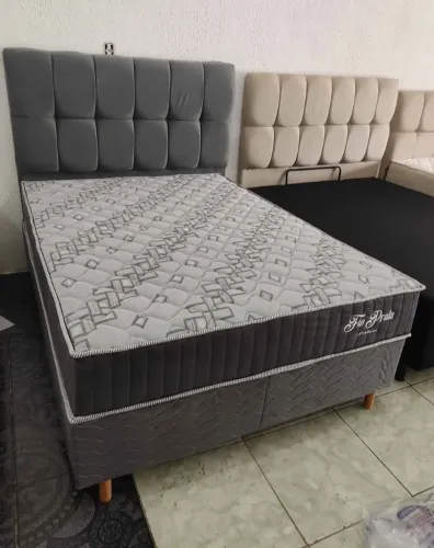 CAMA CASAL DE MOLAS ENSACADAS