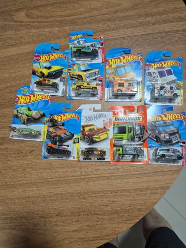 Kit dr carrinhos de serviço hot wheels