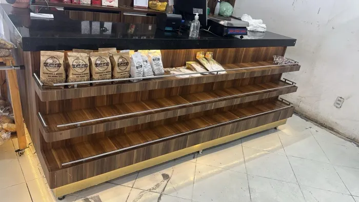 balcão para atendimento