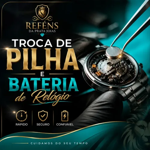 Troca de bateria e pilha de relógio 