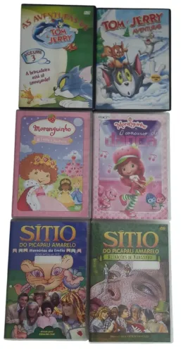 DVD - desenho e filmes