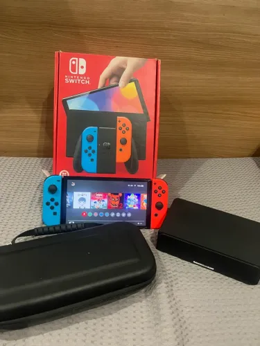 Nintendo switch Oled desbloqueado 256gb