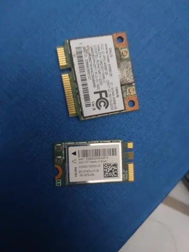 Lote / Kit 2 Placas Wi-Fi Notebook: Atheros Mini PCIe + Dell DW1707 M.2 Bluetooth