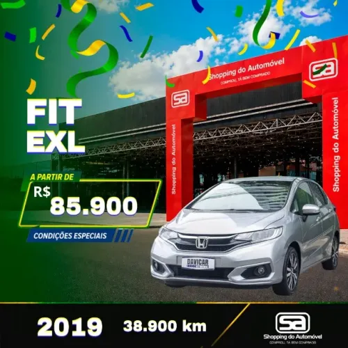 Honda Fit EXL 1.5 Flex/flexone 16V 5P AUT 2019