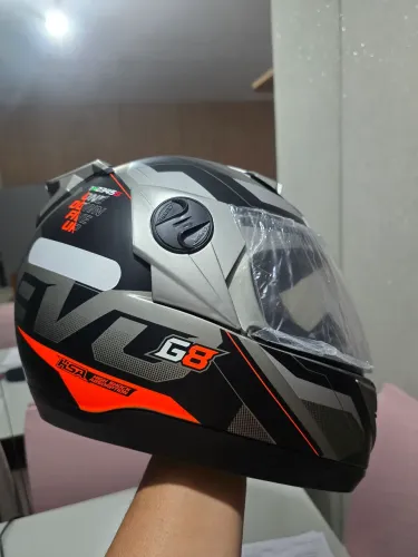 Capacete Pro Tork Evolution G8 EVO CINZA FOSCO número 60 novo e com nota fiscal