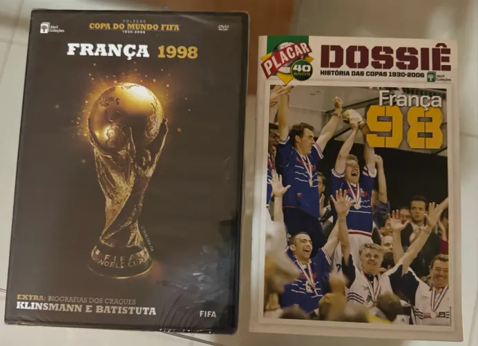 DVD Copa 1998 - inclui dossiê Placar