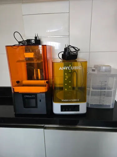 Impressora 3D Creality R6 e Lava e Cura Anycubic 3 Wash