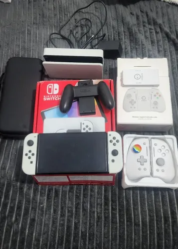 Nintendo switch oled desbloqueado 256gb
