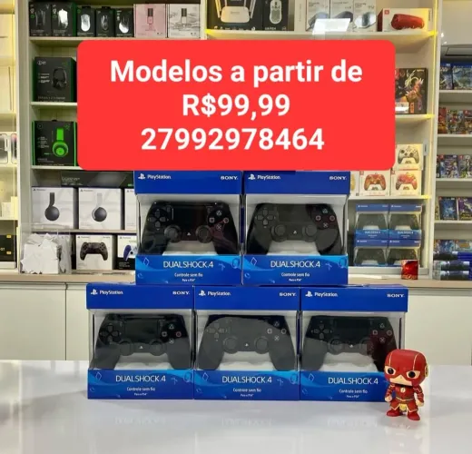 Controle Play 4 e Pc novo
