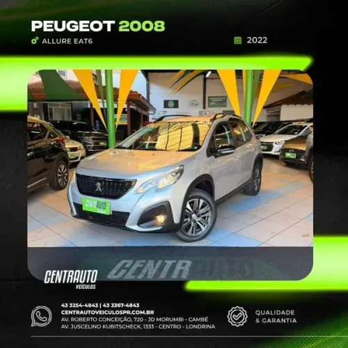 Peugeot 2008 Allure 1.6 Flex 16V 5P Aut. 2022