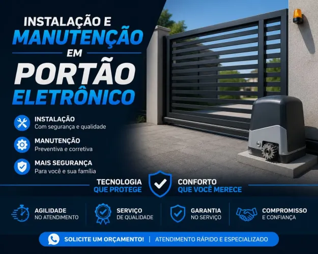 Instalação e Manutenção em portão eletrônico