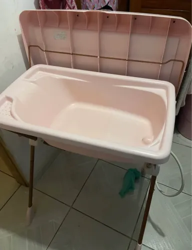 Banheira com trocador 