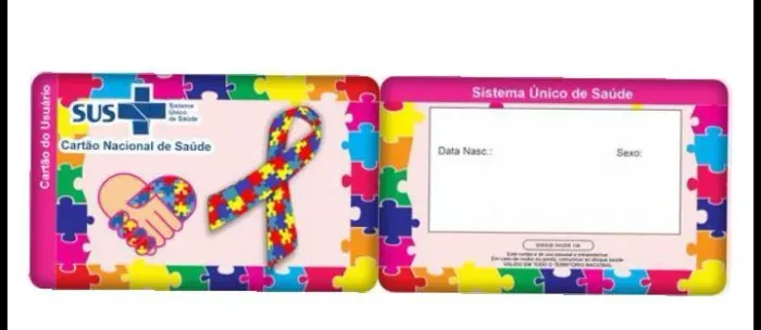 Cartão do SUS personalizado 