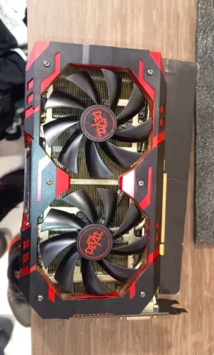 Placa de Vídeo RX 580X 8GB PowerColor