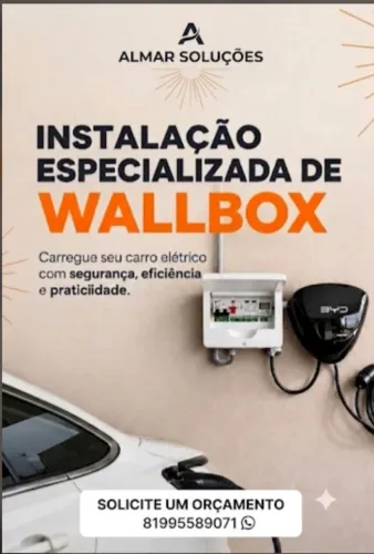 Instalação de carregador wallbox