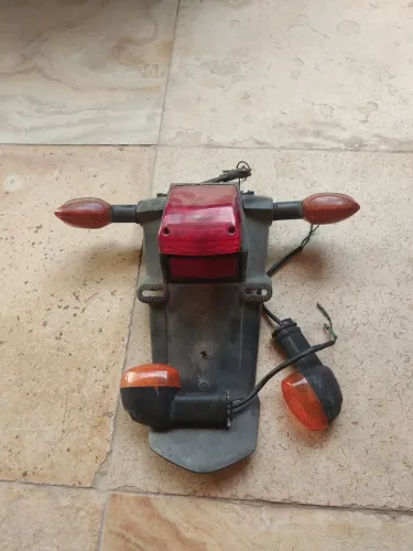 Suporte de placa  + lanterna + piscas - Lander antiga, xtz 125, Tenéré 250