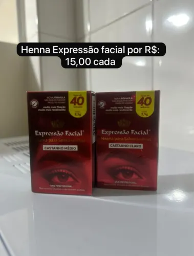 Hennas novas p Sóbrancelhas