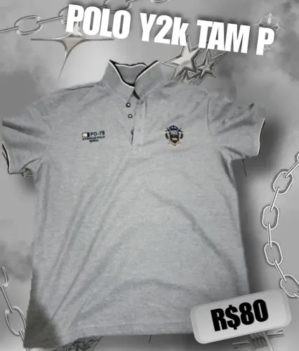 Polo bordada Y2K
