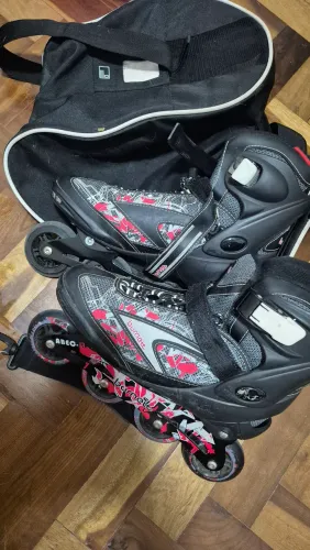 Patins roller brunett