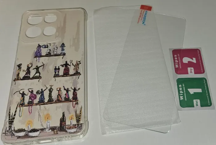 Capinha moto g86 + pelicula de vidro