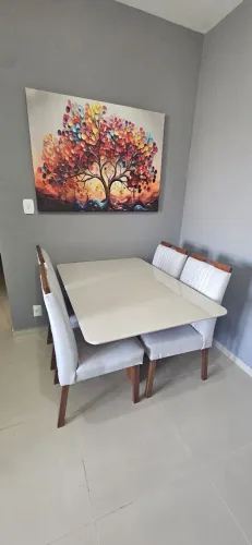 Mesa maciça Off White
