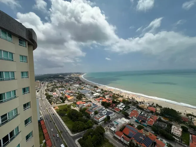 Apartamento Vista Mar no Riviera Ponta Negra-mobiliado Conforto de Home Service no Melhor 