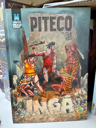 Livro Piteco: Ingá, de Mauricio de Sousa. Editora Panini Brasil LTDA, capa dura (2005)