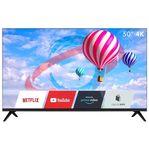 Tv 50 Multilaser Smart Tela grande Internet somente via Cabo
