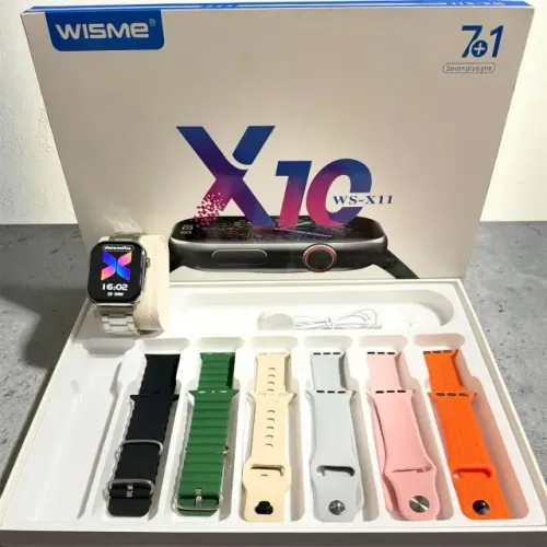 Smartwatch com 7 pulseiras - Lacrado